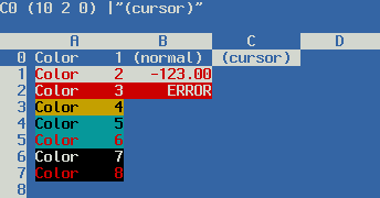 sc default colors